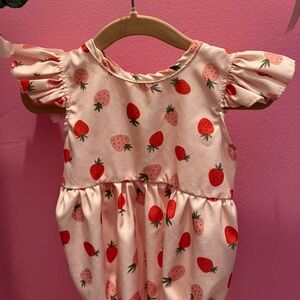 SOLD
Strawberry Print Kids Dress